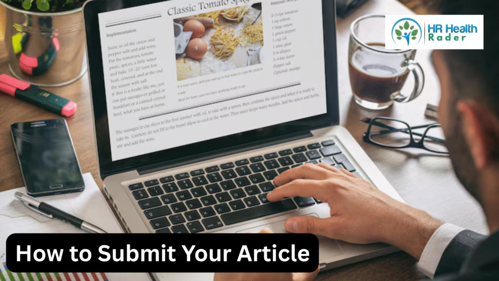 How to Submit Your Article