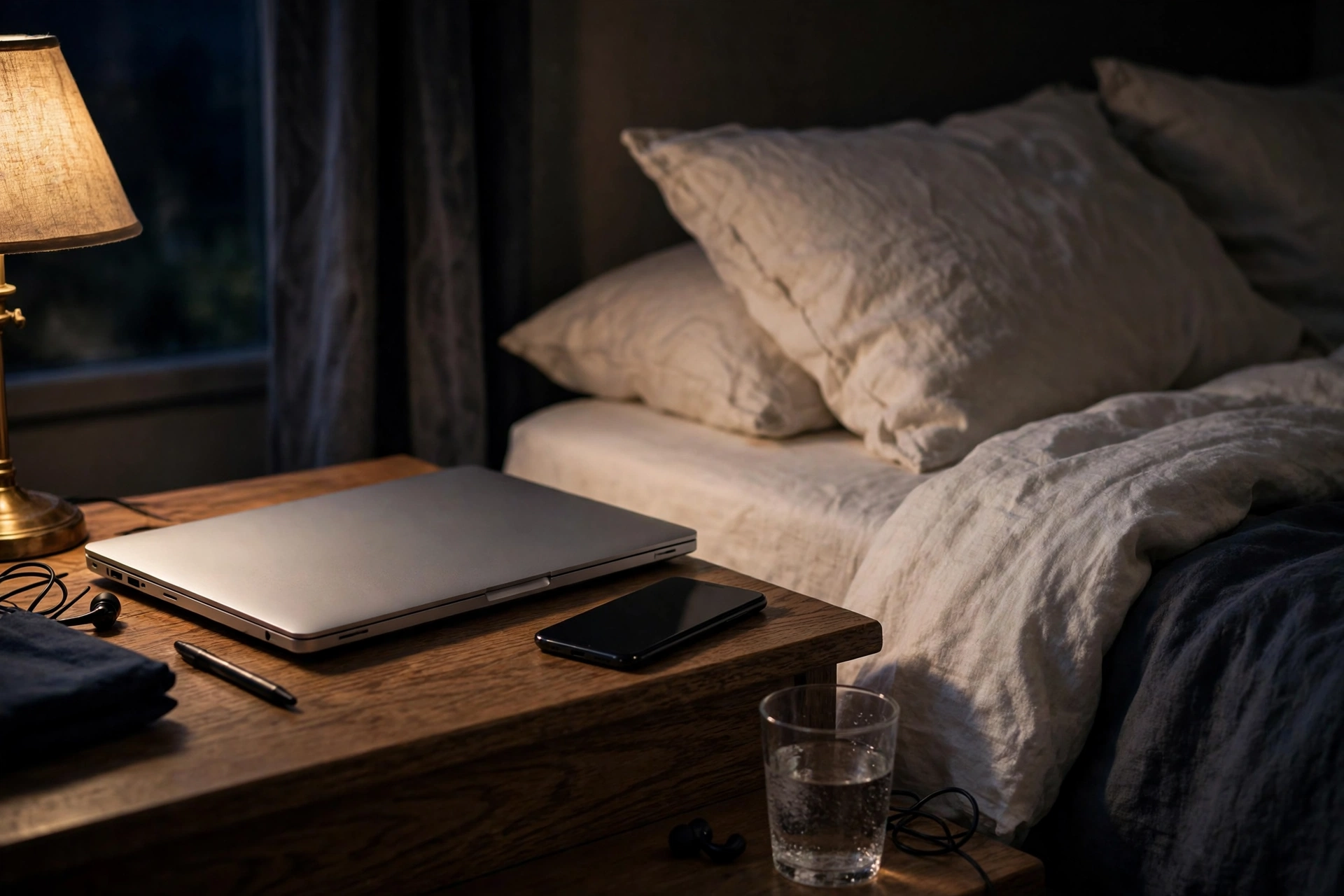 Work messages beside the bed can disrupt the boundary between technology and sleep