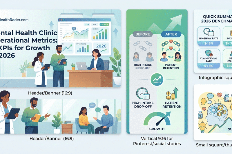 mental health clinic operational metrics