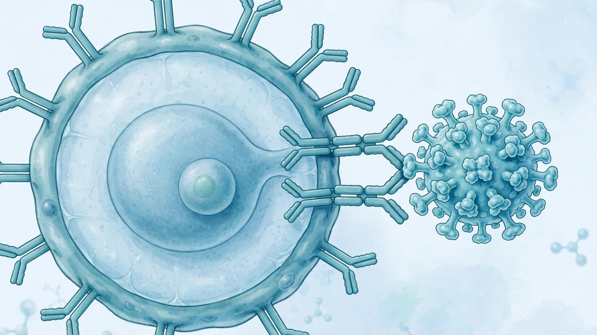 How B cells start an antibody response by matching a specific antigen