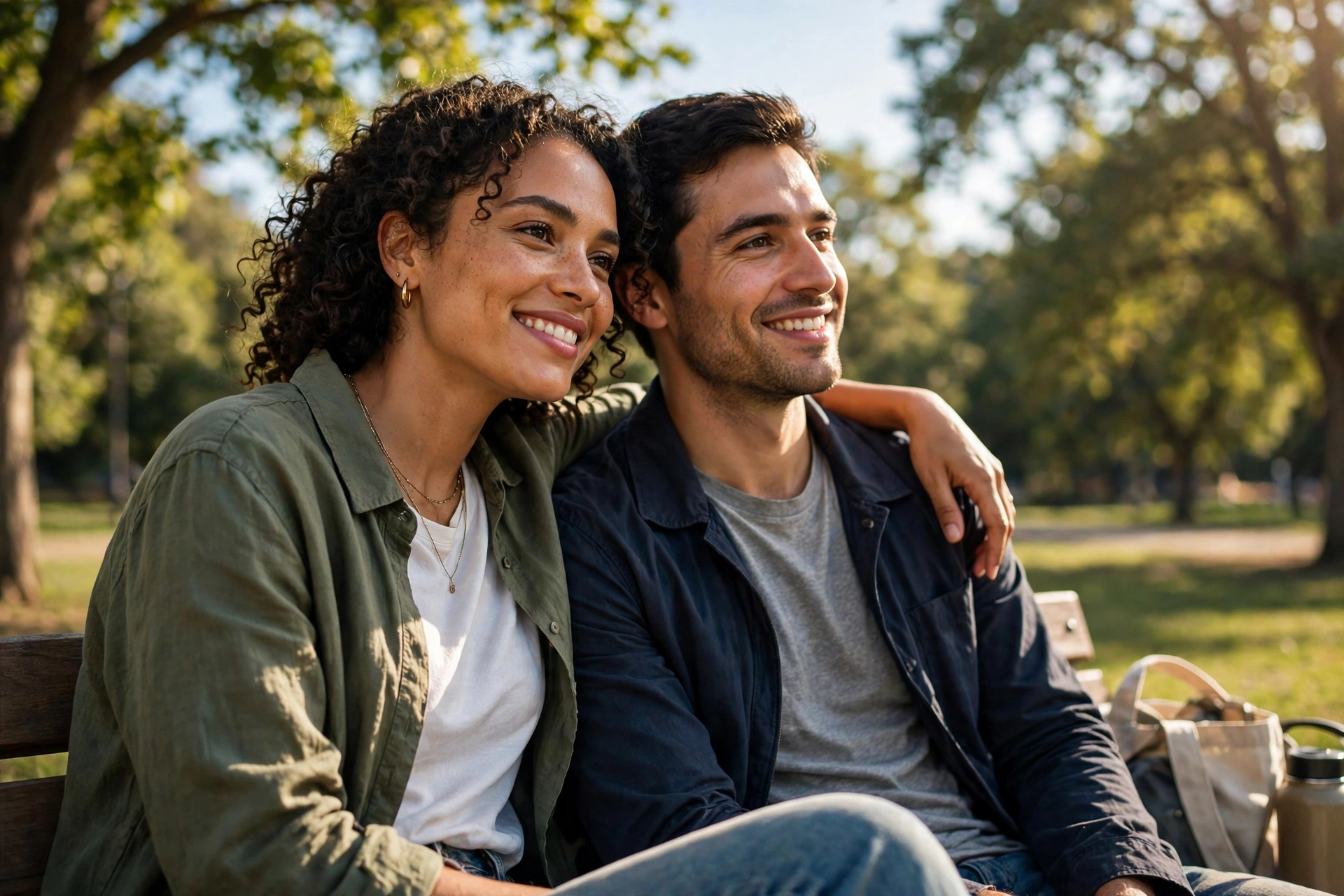 Friends supporting each other, the heart of the More Good Days, Together theme