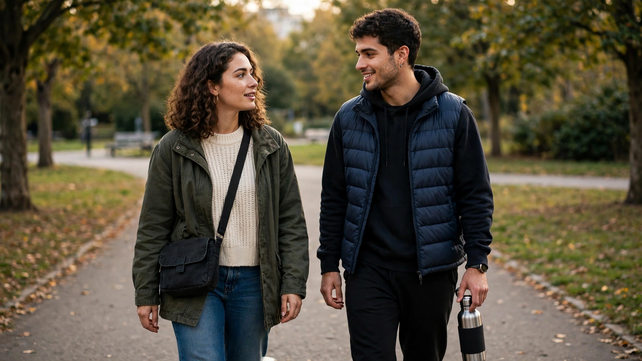 Two friends having an honest, supportive conversation about mental health