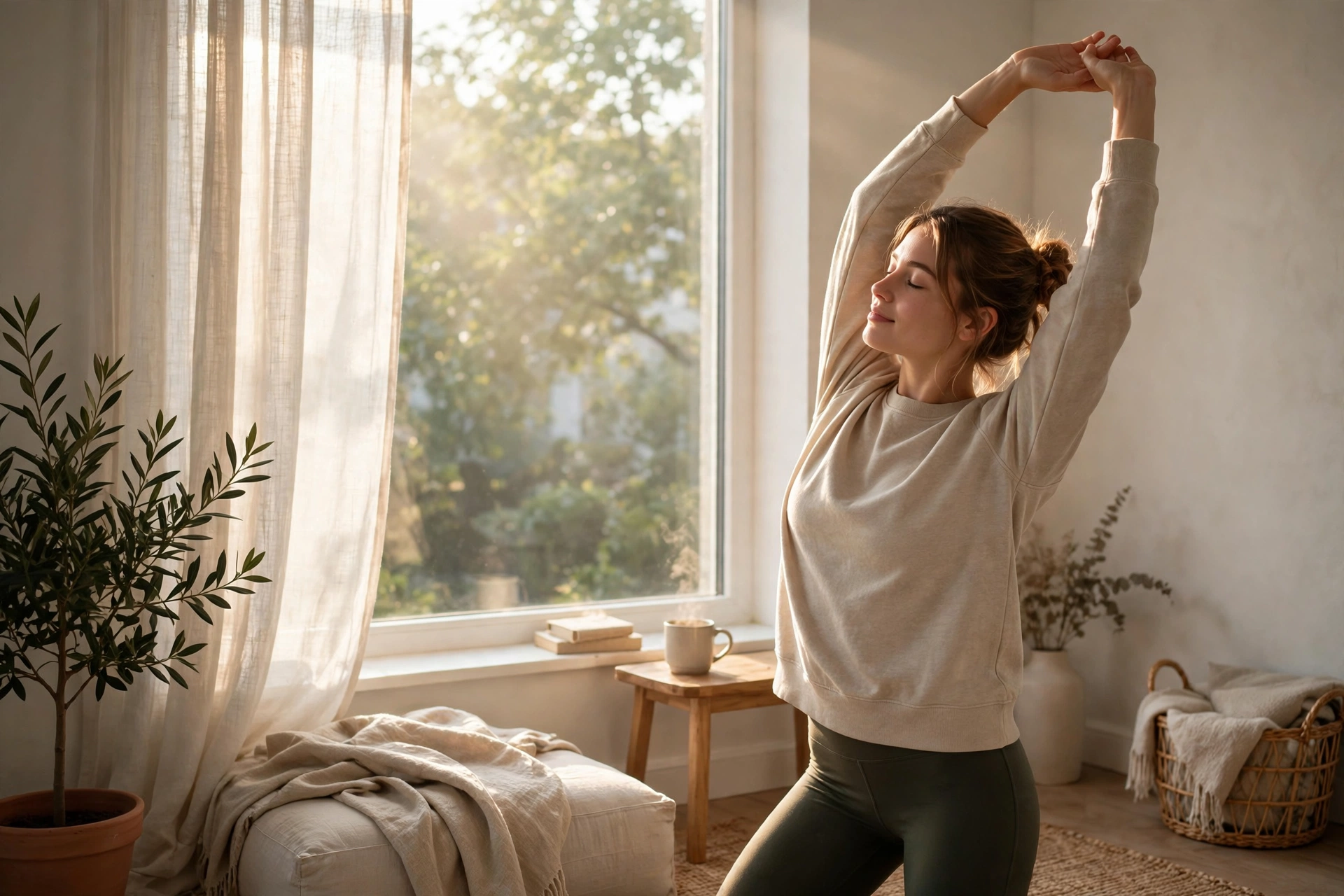 A calm morning routine supports daily nervous system regulation and steady energy